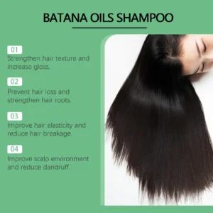 Batana Rosemary Shampoo Cleaning Scalp Anti Dandruff Oil Control Refreshing Hair Shampoo Anti Loss Restore Damaged Hair Care - Image 3