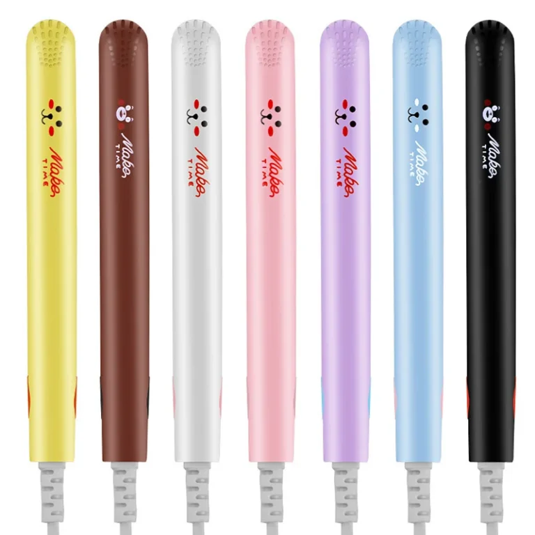 Hair Straightener Flat Iron 2 in 1 Mini Bangs Hair Straightener Beauty Flat Iron Heating Curler Ceramic Tourmaline Plate - Image 6