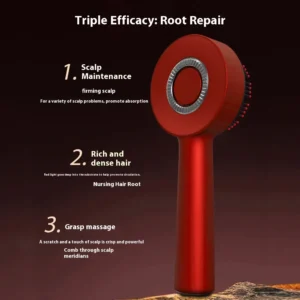 Multi Functional Red Light Hair Comb Scalp Massager Brush Hair Growth - Image 3