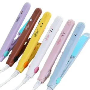 Hair Straightener Flat Iron 2 in 1 Mini Bangs Hair Straightener Beauty Flat Iron Heating Curler Ceramic Tourmaline Plate - Image 5