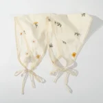 Fabric Printing Triangle Scarf Flower Hair Bands Turban Bandana Headbands For Women Sweet Retro Headwarps Hair Accessories