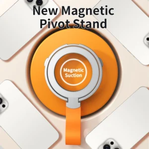 Magnetic Cell Phone Ring Holder Compatible with iPhone 12 13 14 15 Series MagSafe Removable Cell Phone Grip Kickstand
