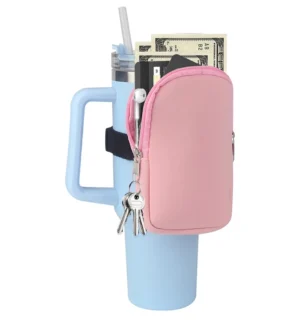 DEOUNY Water Bottle Pouch For Stanely Cup With Straw And Lid 20oz 30oz 40oz Mugs Portable Bottle Storage Bag Sports Outdoor - Image 2