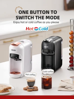 Cafelffe 5 in 1 Capsule Coffee Machine Fit Dolce gusto Nespresso Capsule ESE Pod Ground Coffee K-cup 19Bar Hot/Cold,gift-giving - Image 3
