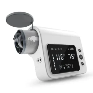 4.7 Inch Upper Arm Intelligent Voice Broadcast Dual Mode Electronic Blood Pressure Monitor Charging Portable Alarm - Image 2