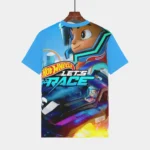 Hot Wheels Print Baby Clothing 3 to 14 Years Male Outdoor Clothes for Disneys Children Boy Girl Child T-Shirt Top Shirts