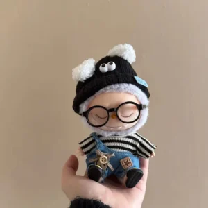 17cm labubu clothes outfit Plush doll clothes Macaron Cute Clothing DIY Kid Gift Dog Clothes Hair accessories v1 v2 clothes - Image 5