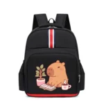 Cute Capybara School Backpack For Children Teeneger Large Schoolbags Boys Girls Student Book Bags Cartoon Capybara Bags Gifts