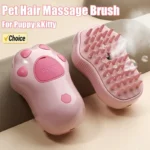 3 in 1 Cat Comb Brush Electric Spray Cat Steam Brush Spray Cat Hair Brushes for Massage Pet Float remover Cat Supplies