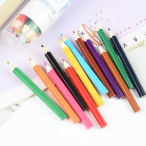 2 Set 3.5 Inch Colored Lead, Short Pencil Paint Pen Wooden Lead Pencils - Image 5