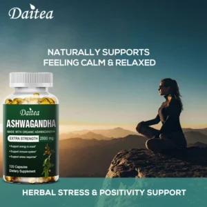 Daitea Ashwagandha Extract Capsule Anti-oxidation, Lipid-lowering, Decompression, Improving Sleep, Enhancing Immunity - Image 5