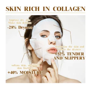 10PCS Collagen Anti Wrinkle Facial Mask Anti Aging Fade Fine Lines Firm Skin Moisturizing Brightening SkinCare Korean Cosmetics - Image 4