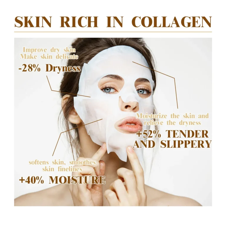 10PCS Collagen Anti Wrinkle Facial Mask Anti Aging Fade Fine Lines Firm Skin Moisturizing Brightening SkinCare Korean Cosmetics - Image 4