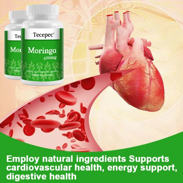 Moringa Capsules - Immune System & Energy Booster, Metabolism Booster, Antioxidant, Promotes Bone Joint Health, 120 Capsules - Image 3