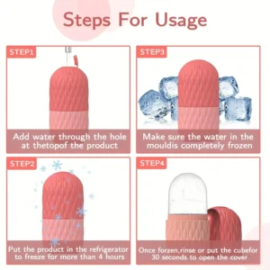 Ice Roller for Face & Eye Beauty Self Skin Care Tools Ice Holder Facial Cube Gua Sha Face Massage Ice Mold for Face Skin Tighten - Image 6