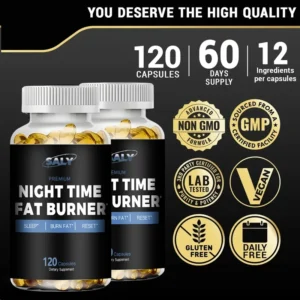 Nighttime Fat Burning Supplement - Promotes Sleep Quality, Powerful Tummy Control For Men And Women, Weight Management - Image 6
