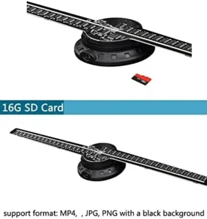 3D Hologram Fan 3D Holographic Projector Advertising Display Light HD Holographic Projector for Stores Bars Party Xmas - Image 5