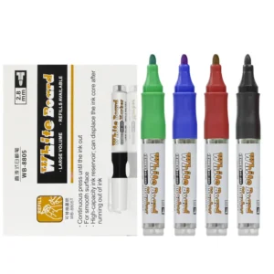 4/12 Pcs Erasable Whiteboard Markers,Colorful,Replaceable Refill Fiber Tip,For Teaching and Meeting Pen Office&School supplies - Image 5