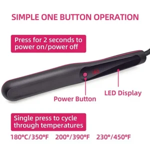 Multifunctional Hair Straightener Brush Negative Ion Anti-Scalding Styling Tool Fast Heating Straightening Brush Hot Comb - Image 5
