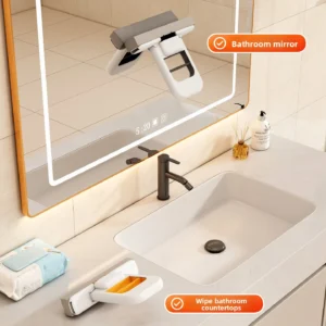 Mini Sponge Mop Hand-free Wash Mops Mini Portable Super Absorbent Mop for Desktop Floor Bathroom Kitchen Glass Car Cleaning - Image 4