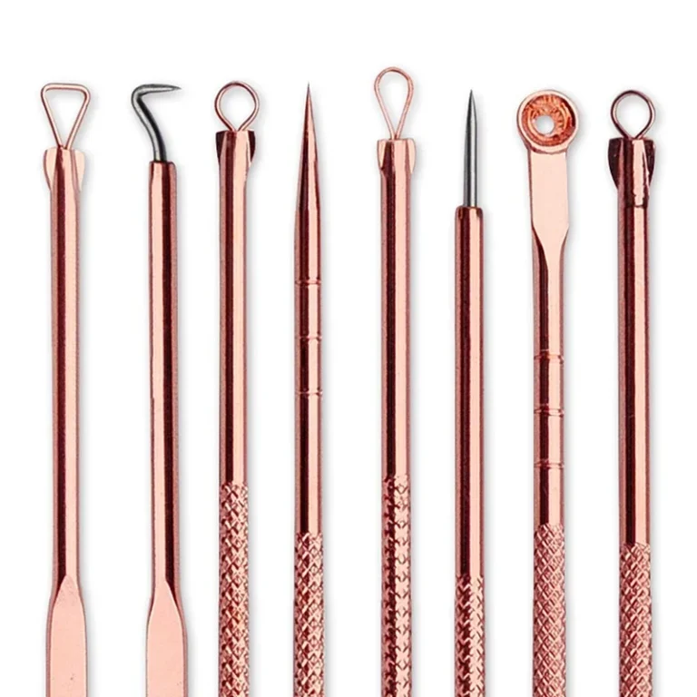 4Pcs Blackhead Removal Needles Black Dots Cleaner Stainless Steel Spot Extractor Acne Treatment Needle Face Clean Care Tool - Image 3