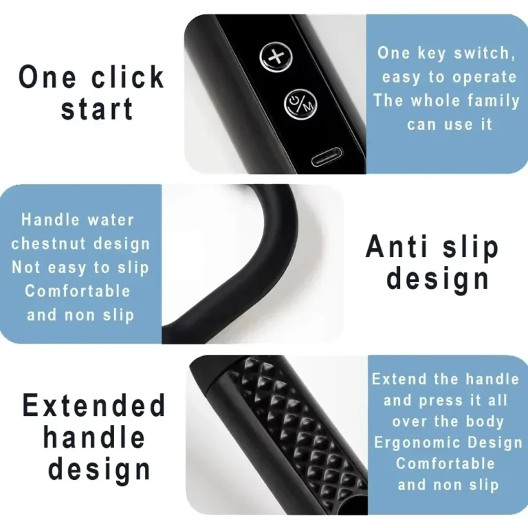 Smart Massage Gun Electric Massager Massage Hammer Rechargeable Home Handheld Hammer Back Artifact Body Massager - Image 6