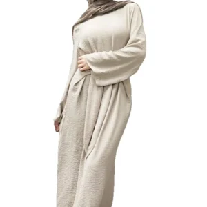 Middle East Style Long Sleeve Dress Turkish Southeast Asian Hui Ethnic Women's Clothing Abaya Prayer Robe Muslim Set Women - Image 5