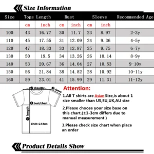 Italian Brainrot Child Clothes T-shirt Boy Girl Funny Meme Animal Tralalero Tralal Bombardiro Crocodilo Short Sleeve Kid New Top - Image 2