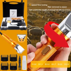 380W Cashmere Goat Shearer 12V Cordless Household Pet (Cat, Dog, Rabbit, Sheep) Hair Trimmer Electric Carpet Tufting Trimmer - Image 5