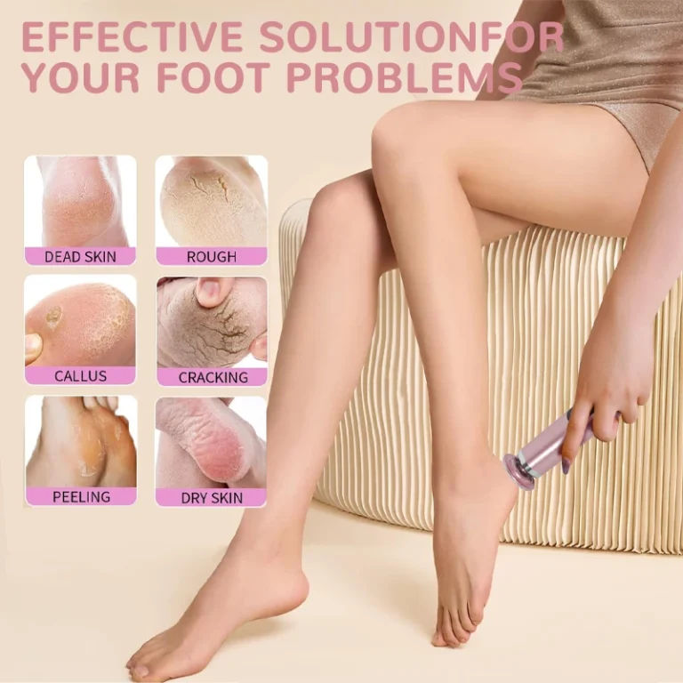 Foot Care Tool 2-in-1 Foot and Hand Electric Care Tools,Polish and Smooth,Shine Toenails Electric Callus Remover Pedicure File - Image 5