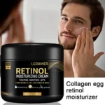 Men's Retinol Face Moisturizer Moisturizing Retinol Cream Anti-Wrinkle Aging Moisturizing Shrink Pores Whitening Smooth Retinol