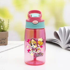 Paw Patrol Water Cup with Draw for Boys Girls Anime Cartoon Cute Cups Students Portable Sports Water Bottle Children Kawaii Cup - Image 2