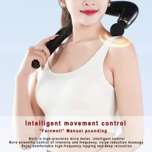 Smart Massage Gun Electric Massager Massage Hammer Rechargeable Home Handheld Hammer Back Artifact Body Massager - Image 5