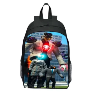 Printed Skibidi Toilet children's backpack Titan monitor for elementary school students backpacks for men and women - Image 6