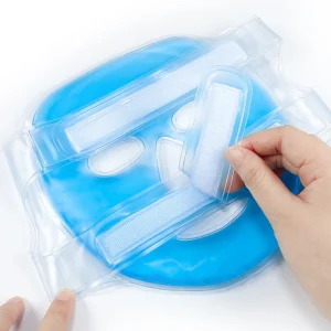 Face Cooling Mask Gel Eye Mask Ice Pack Cooling PVC Hot Cold Therapy Skin Care Tool Gel Face Mask Skin Firming Spa Sleep Mask - Image 4