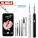 Visual Ear Wax Cleaner with Camera Safe Earwax Removal Endoscope with 5M Camera Luminous Otoscope Ear Cleaning Tools Ear Care