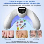 Nail Fungal Light Device Fungal Discolored Remover Portable Nail Fungal Eradication Device for Thick Toenails and Fingernails