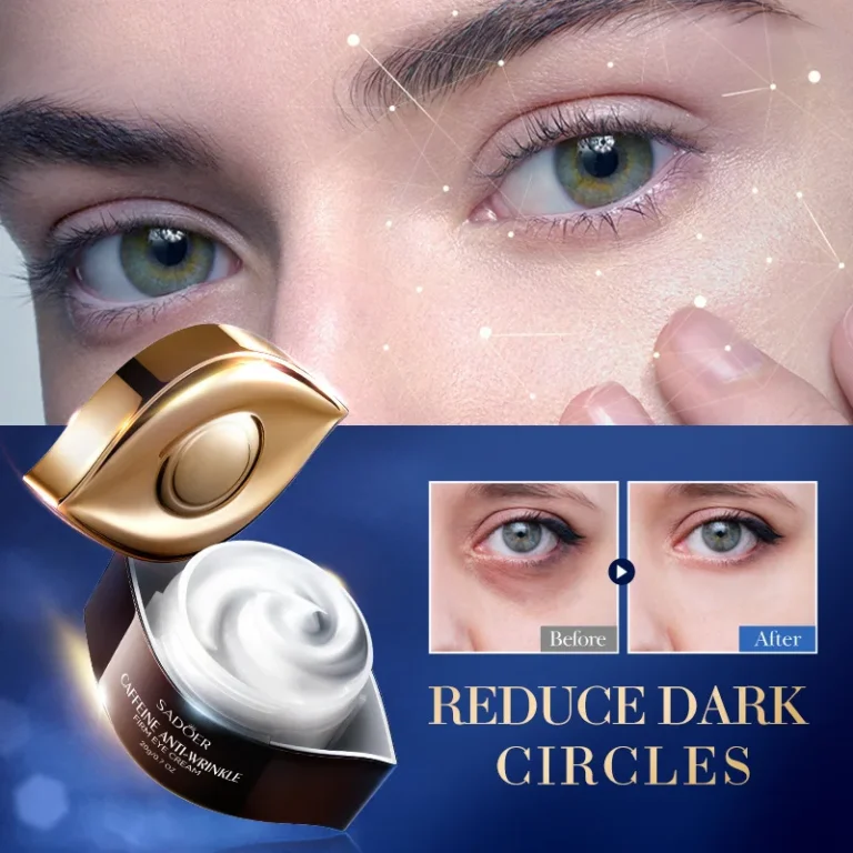 SADOER Caffeine Eye Cream - Anti-Wrinkle Dark Circles Treatment, Reduces Bags & Firming Moisturizer for Under-Eye Renewal - Image 2