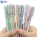10 Pcs/Set Cute Color Pen Flower Animal Starry Star Sweet Flora Colored Gel Pen 0.5mm pens for school Kawaii Korean Stationary