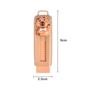 Capybara Eraser Cute Push-Pull Eraser Cartoon Design Student Stationery Office & School Supplies Kawaii Back to School Supplies - Image 6