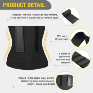 Waist Bandage Wrap Trimmer Belt Waist Trainer Body Shapewear Tummy Woman Flat Belly Slimming Gain Postpartum Sheath Belt Corse - Image 5