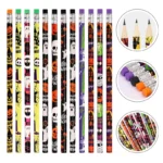 24 Pcs Halloween Stationery HB Pencil Set Cartoon Creative Rewards Cute Student Supplies Fit Office Rewards Back To School