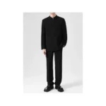 New Chinese Style Stand Collar Casual Suit Men's Spring Autumn 2024 New Zhongshan Suit Jacket And Pants One Complete Set
