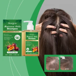 Batana Rosemary Shampoo Cleaning Scalp Anti Dandruff Oil Control Refreshing Hair Shampoo Anti Loss Restore Damaged Hair Care