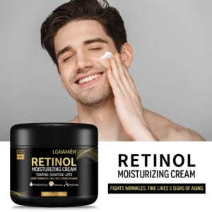 Men's Retinol Face Moisturizer Moisturizing Retinol Cream Anti-Wrinkle Aging Moisturizing Shrink Pores Whitening Smooth Retinol - Image 2