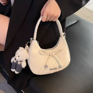 Fashionable Butterfly Knot Women's Crossbody Bag Underarm Single Shoulder Commuter Bag Stylish Versatile New Arrival - Image 2