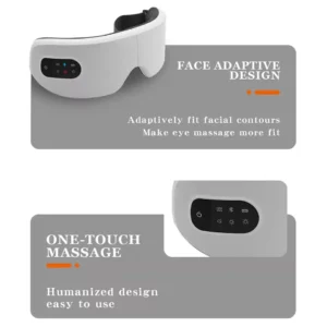 Smart Eye Massager Vibration Eye Care Massage Instrument Bluetooth Music Heated Eyemask Dry Fatigue Relief Portable Foldable New - Image 6