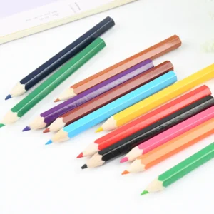 2 Set 3.5 Inch Colored Lead, Short Pencil Paint Pen Wooden Lead Pencils - Image 3
