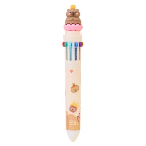 12 pcs Wholesale capybara Ballpoint Pens - Ideal School Supplies and Writing Tools for Kids with 10 Colors and Multiple Uses - Image 5