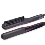 Multifunctional Hair Straightener Brush Negative Ion Anti-Scalding Styling Tool Fast Heating Straightening Brush Hot Comb